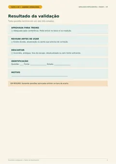 Página interna do Checklist + Protocolo