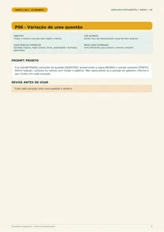 Página interna do eBook 14 Prompts